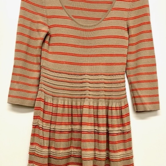 ANTHROPOLOGIE | Knitted and Knotted Elodie Striped Sweater Dress | Small - Picture 3 of 4